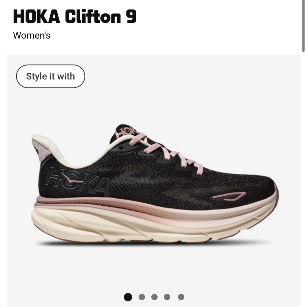 Hoka Clifton 9 in Quartzite/Obsidian